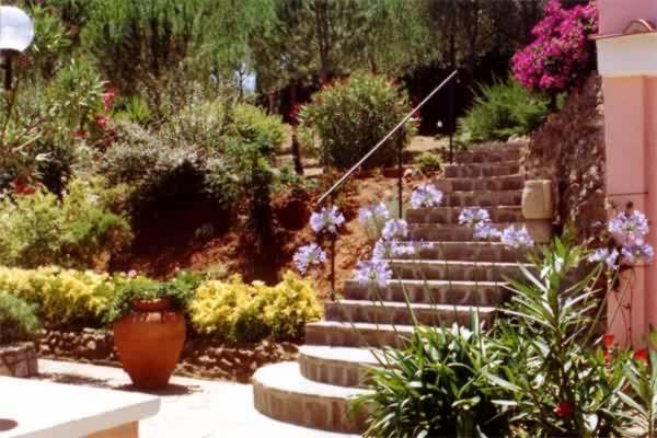 Studio-Appartment In Landhaus Mit Meerblick Porto Azzurro Bagian luar foto