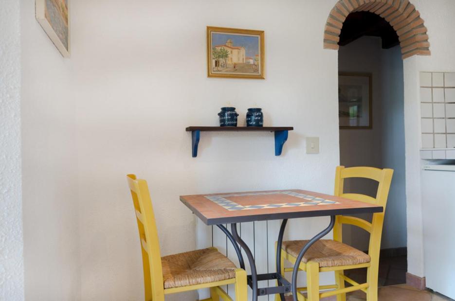 Studio-Appartment In Landhaus Mit Meerblick Porto Azzurro Bagian luar foto